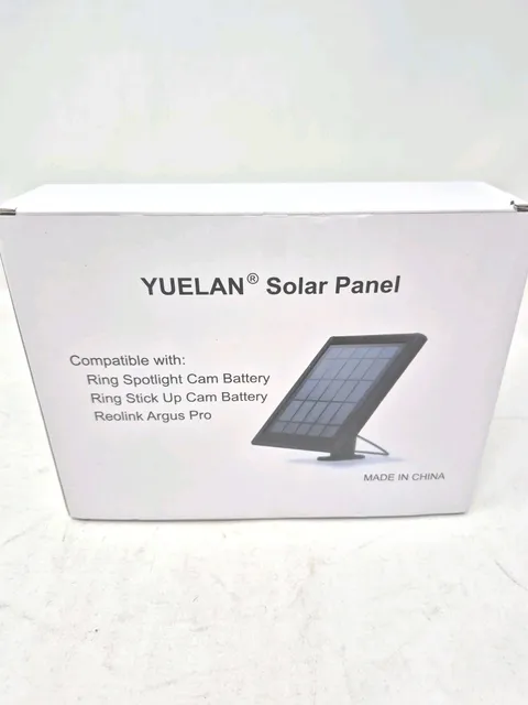 YUELAN Solar Panel for Ring Spotlight, Stickup Cam Battery, Reolink Argus Pro