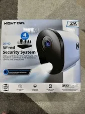 Night Owl - 12 Channel 4 Camera Wired 2K 1TB DVR Security System