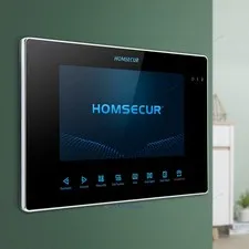 HOMSECUR BM719WF-B Monitor With Voice Message For HDK Video Doorphone Intercom