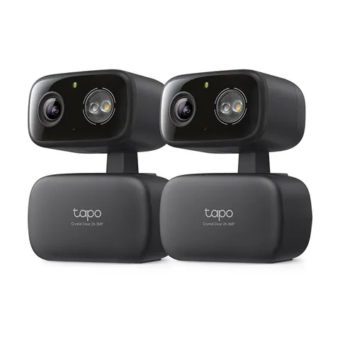 Tapo 2K Indoor/Outdoor Pan/Tilt Wired Security Camera - Baby Monitoring, Pers...