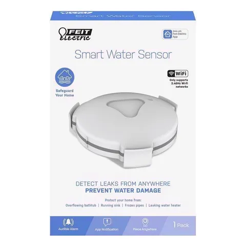 Feit Smart Home Smart-Enabled Water Leak Sensor #H2O/WIFI