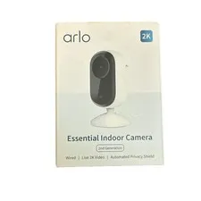 NEW - Arlo Essential Indoor Camera HD (2nd Gen) Wired Security Camera