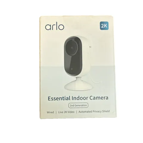 NEW - Arlo Essential Indoor Camera HD (2nd Gen) Wired Security Camera