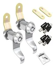 RV Locks for Storage Door 1 1/8 INCH, 1 1/8" Pack of 2 Locks & 4 Key Alike