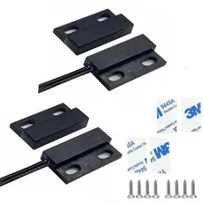 Magnetic Reed Switch,Wired Door Window Contact Sensor,Micro Normally Open NO Ala