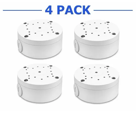 Waterproof Junction PC Box CCTV Bullet Dome Camera Wall Mount Bracket 4pack