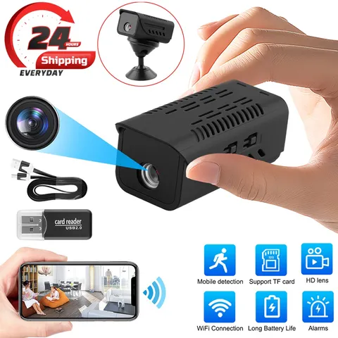 Mini Wireless Record Camera WiFi IP Home Security DVR Motion Detection USB 1080P