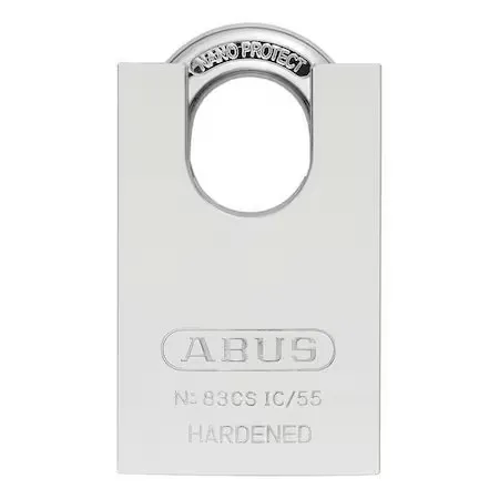 Abus 83Csic/55 Padlock, Coreless, Partially Hidden Shackle, Rectangular