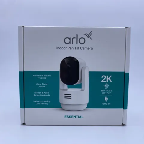 Arlo Indoor Pan Tilt Pet Camera 2K 360 Degree Pan 180 Tilt Plug In (BRAND NEW)