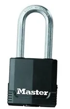 Master Lock Padlock, Covered Laminated Steel Lock, 1-7/8 in. Wide, 1115DLHIM