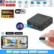 1080P Mini Camera WiFi HD IP Night Vision Camcorder Home Security Cam DVR 32GB