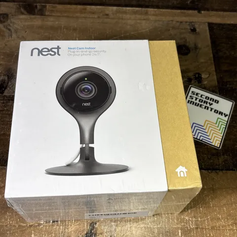 Google Nest NC1102ES Cam Indoor Security Camera 1st Gen - Black - New & Sealed