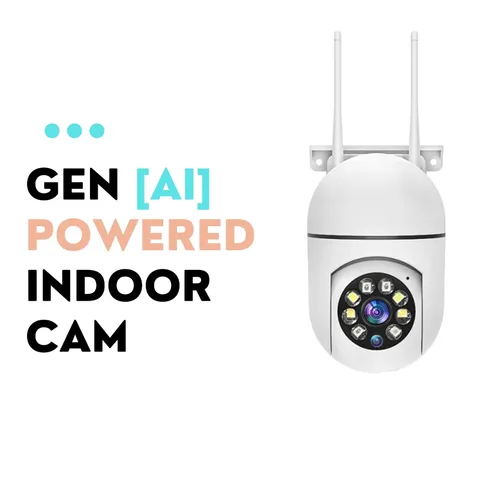 Hawkray AI Intelligent Surveillance Camera - 911 Alarm Easy Install Quick Setup
