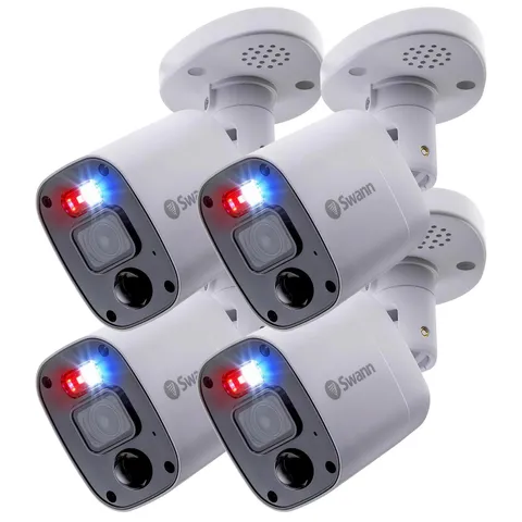 Swann 4K Add-On DVR Bullet Security Camera 4PCS