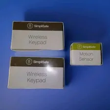 SimpliSafe FIRST 1st GENERATION - 2 Wireless Keypads & Motion Sensor Lot 