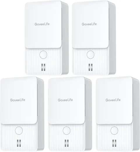 Water Leak Detectors with Leak and Drip Alerts, 5 Pack | 100Db Adjustable Audio