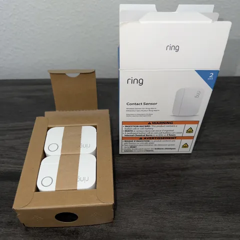1-PACK /2 PIECE - Ring - Alarm Contact Sensor (2nd Gen)- White-SEALED