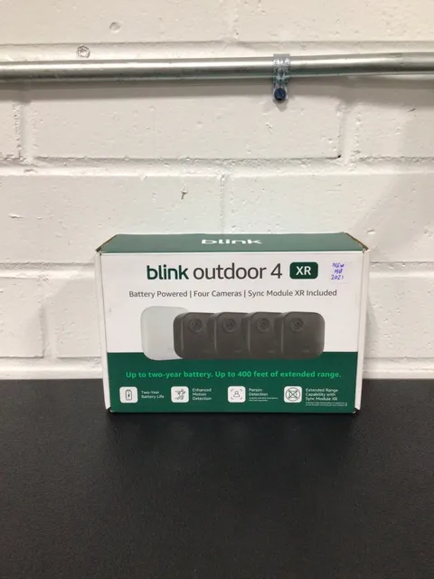 Blink Outdoor 4 XR , 4 Camera System w/Sync Module Included