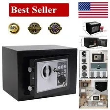 Electronic Deluxe Digital Security Safe Box Key Keypad Lock Home Office Hotel Bu