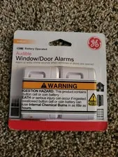 GE Battery Operated 120dB Wireless Window/Door Alarm 2 Pack, Model 45115