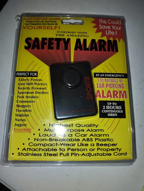 New The Amazing Safety Alarm 130 Decibels Up to 2 Hours Continuous Siren