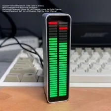 NEW LED Music Rhythm Light Bar Stereo Level Indicator Sound Control Or Audible