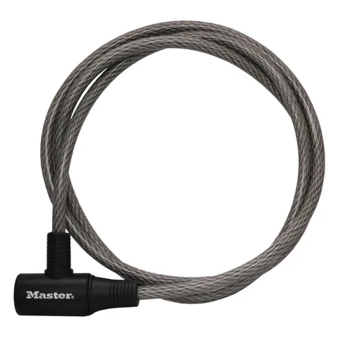 Master Lock 8154DPF Vinyl Covered Steel Locking Cable 6 L ft.x3/8 W in. 4 Pack