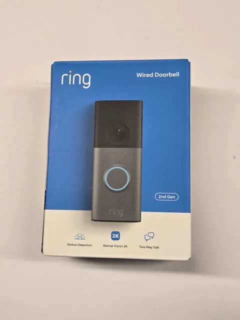  Ring Wired Doorbell 2nd Gen New Sealed 