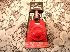 Master Lock 1500 Id Speed Dial Directional Red Padlock
