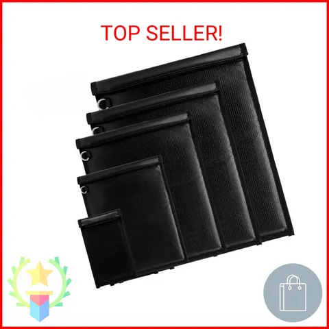 5 Pack Faraday Bags Emp Proof, Extra Large Faraday Bag Included, Suitable for Ph