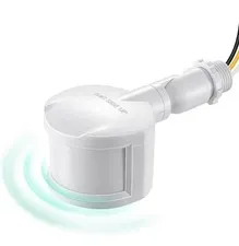Motion Sensor 180 Degree Replacement Security Floodlight Detector White