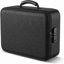 Fireproof Document Box with Lock 5200F Fire & Water Resistant Safe Storage