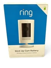 Ring Stick Up Cam Battery HD 3rd Gen UPC 842861107791 White New(ME R (PSH045231)