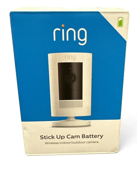 Ring Stick Up Cam Battery HD 3rd Gen UPC 842861107791 White New(ME R (PSH045231)