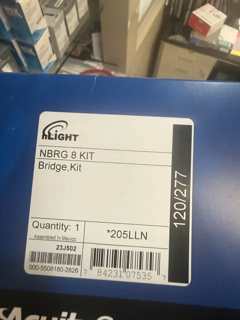 NEW LITHONIA nLIGHT NBRG-8-KIT 8-PORT NETWORK BRIDGE POWER SUPPLY RJ45 CAT5 LV
