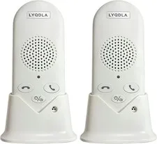 Wireless 2-Way Intercom System 2 Pack Home Office Long Range 1600ft Hands-Free