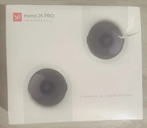 YI Home 2K pro Twin Pack Security camera model YYS.62121  NEW - Small Box Tear
