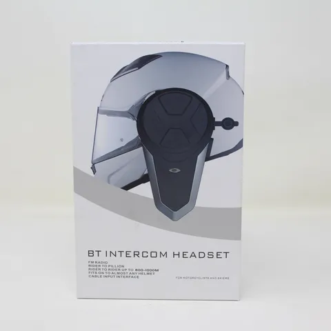 BT-S3 Motorcycle Intercom 1KM Helmet Wireless FM MP3 Headset (*111974*)