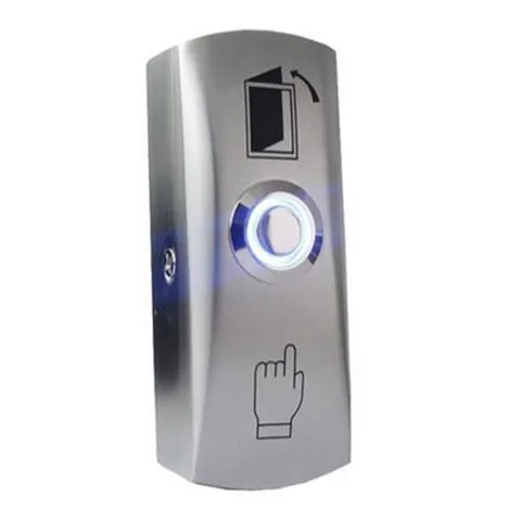 Zinc Alloy LED Backlit Door Exit Button1622