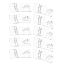 Reusable Acrylic Hinge Latch Clear Lock Buckle for Box and Cabinet