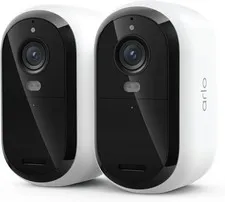 Arlo Essential 3rd GEN Wire-Free 2K Security Camera White 2 Pack VMC3280-100CNS