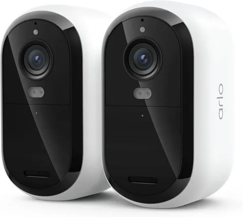 Arlo Essential 3rd GEN Wire-Free 2K Security Camera White 2 Pack VMC3280-100CNS