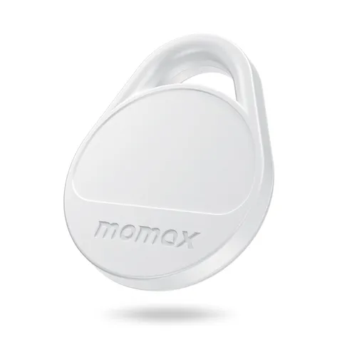 MOMAX Key Finder Luggage Tracker Smart Tag for Key, BR10 (White, 1 Pack) White