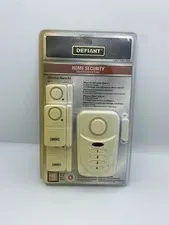 Defiant Wireless Home Security Door/Window Alarm Kit Multipack Sealed New