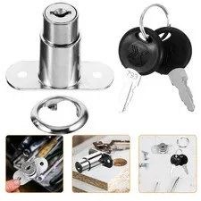1 Set of Toolbox Lock Storage Cabinet Lock Replacement File Cabinet Lock Zinc
