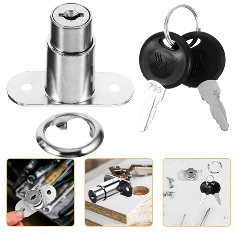 1 Set of Toolbox Lock Storage Cabinet Lock Replacement File Cabinet Lock Zinc