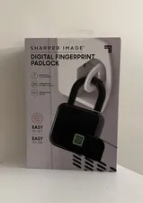 Sharper Image Digital Fingerprint Padlock Brand New In Box
