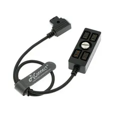 D-Tap to 4 D-Tap Female Splitter Hub Power Cable for V-Mount Battery, Monitor...