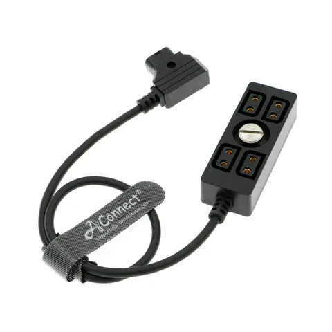 D-Tap to 4 D-Tap Female Splitter Hub Power Cable for V-Mount Battery, Monitor...