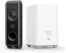 Eufy Security Video Doorbell Dual Camera, 2K HD, Wireless, Battery-Powered, Home